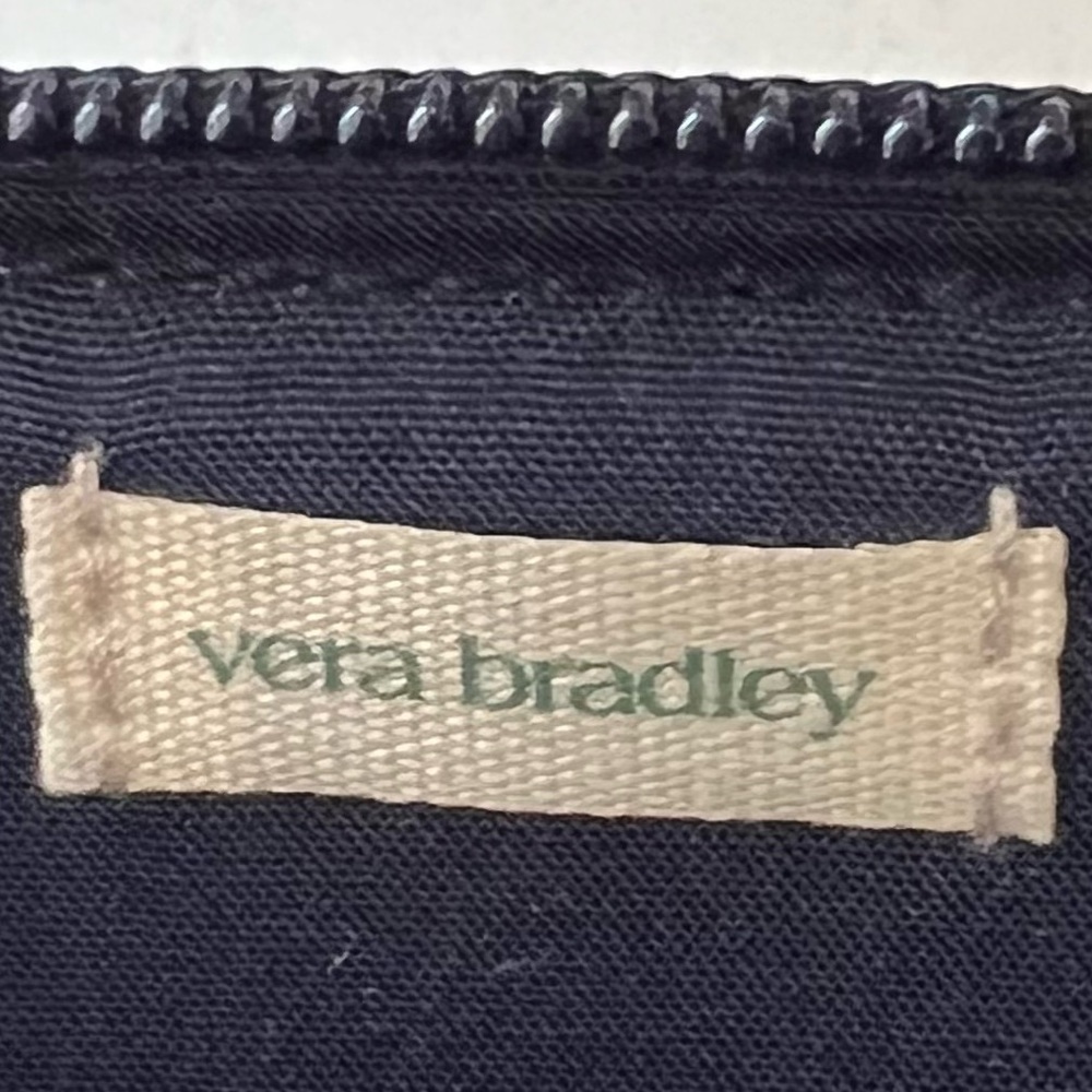 Vera Bradley Quilted Floral Card Slot And Bill Clutch Wallet - Picture 7 of 7